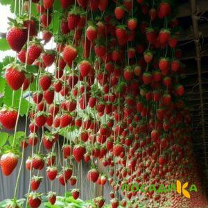 Клубника ампельная Анастасия купить по цене от 370р. в интернет-магазине «Посадика» с доставкой почтой в в Кувандыке и по всей России – [изображение №1].